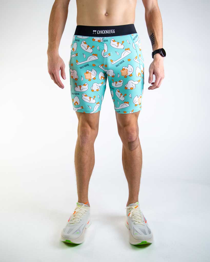Men's Silly Goose 8" Half Tights