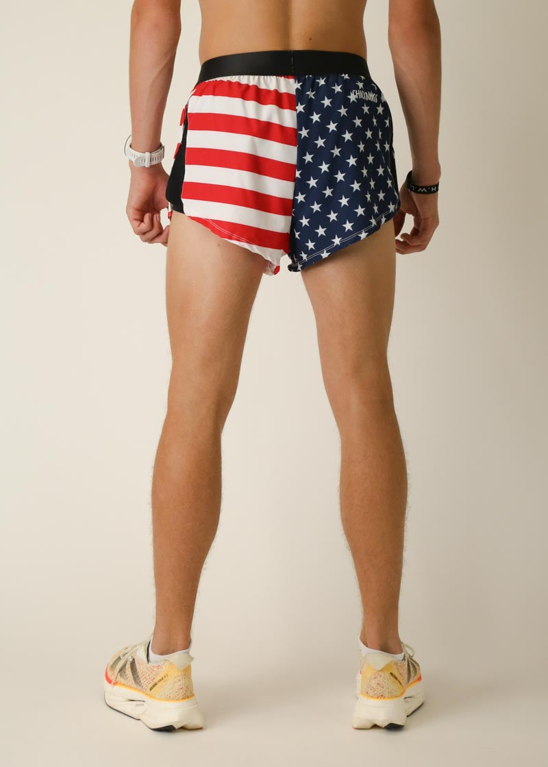 Men's USA 2" Split Shorts