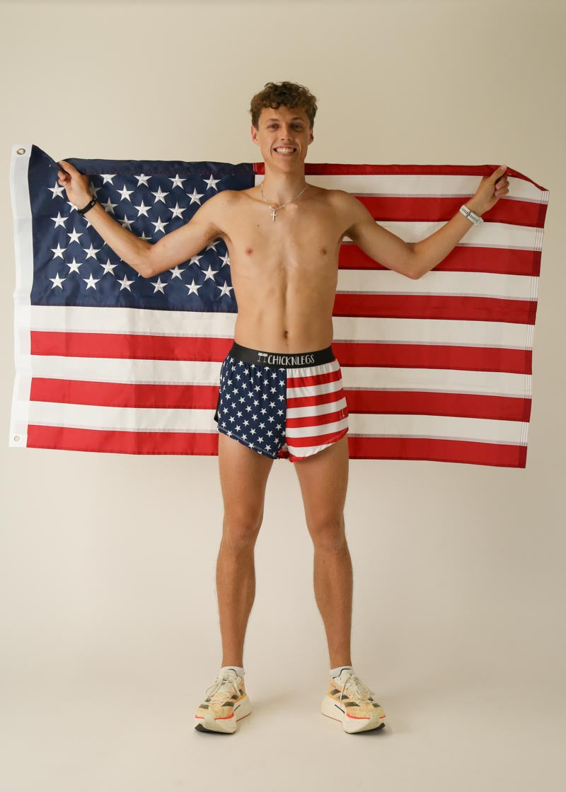 Men's USA 2" Split Shorts