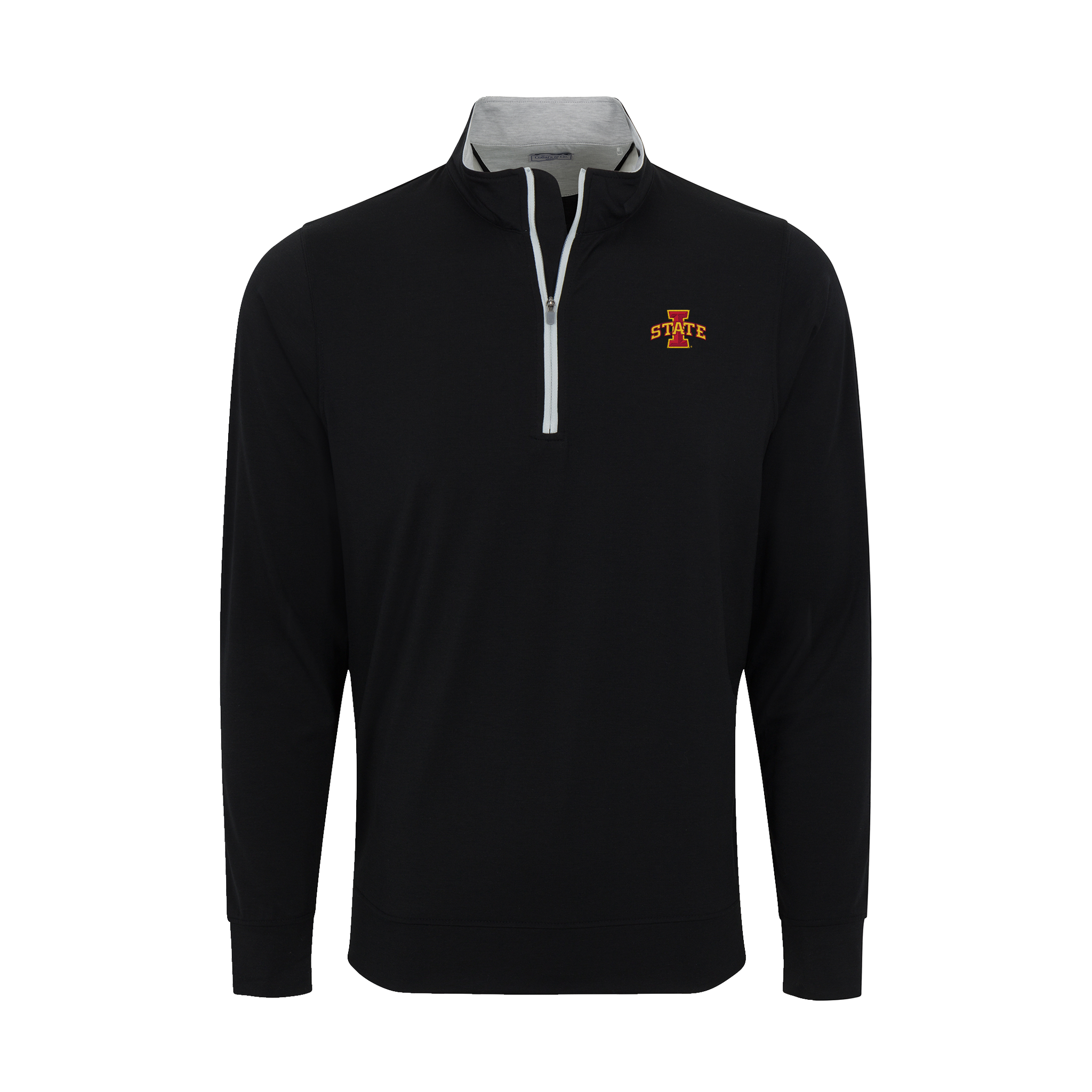 Iowa State DriRelease® Performance Pullover Black with Light Grey Trim
